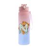 Cartoon Letter Printed Lovely A-Z 750ML Water Bottle Large Capacity Drinking Cup Portable Outdoor Sports Water Cup Children Gift