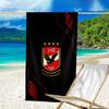 Ahly Football Club Printed Beach Towel, Super Soft Microfiber, Perfect Gift Birthday, for Pool, Beach, Travel, for Family and Friends