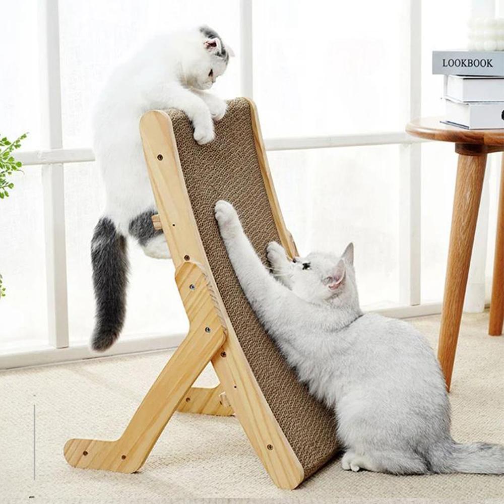 Cat Scratcher Lounge Bed Wooden Replacement Core Cat Claw Pads Scratching Board Anti-scratch Scraper For Cats
