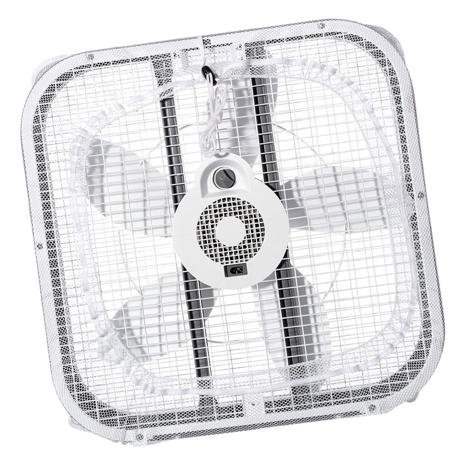 

Защитная сетка для вентилятора, безопасная для детей, для оконного ящика, промышленного вентилятора, универсальная, пыленепроницаемая, простая установка, полиэстер белый