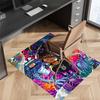 Juice WRLD1 Printed Absorbent Washable Carpet, Non-Slip Bathroom Mats, Kitchen Rugs, Yoga Mat,Living Room Entrance, Camping Picnic Rugs