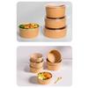 Disposable Lunch Boxes,  Bowls, Microwaveable And Refrigerable Thickened With Lids, 50 Pieces