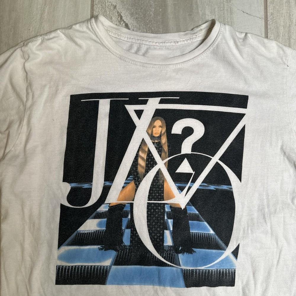 Jennifer Lopez Cotton White Shirt Unisex Concert S to 5XL EL460 Unisex T-Shirt M