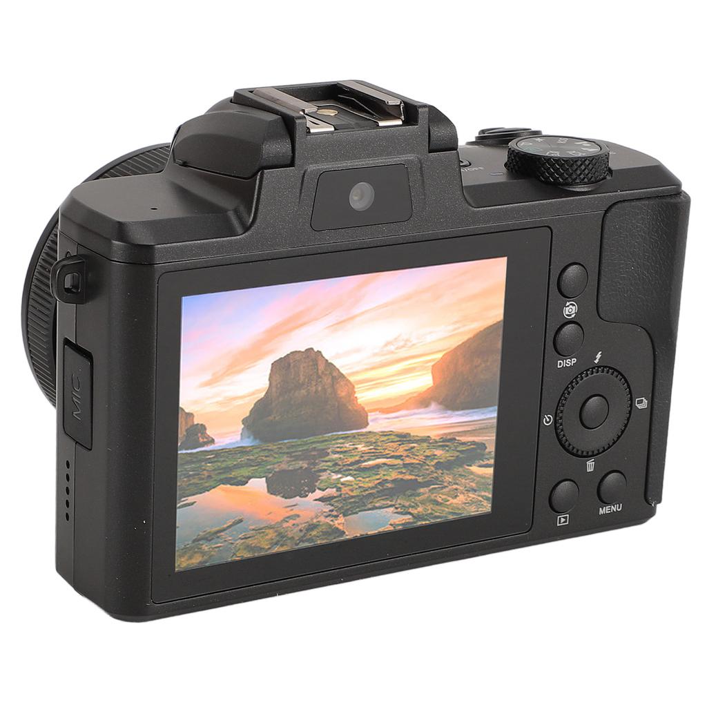 5K Digital Camera Multifunctional High Definition 64MP Vlogging Camera 3.2 Inch Display 6 Axes Shake