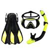 Swimming Flippers Diving Fins Snorkeling Goggles Dive Snorkel Equipment Scuba Diving Swimming Fins Set Adult Flippers Underwater