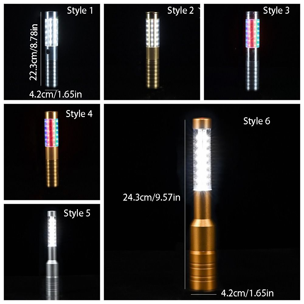 Light Flash Handheld Strobe Lights Rechargeable LED Strobe Baton Flash Strobe Stick  Club Bar
