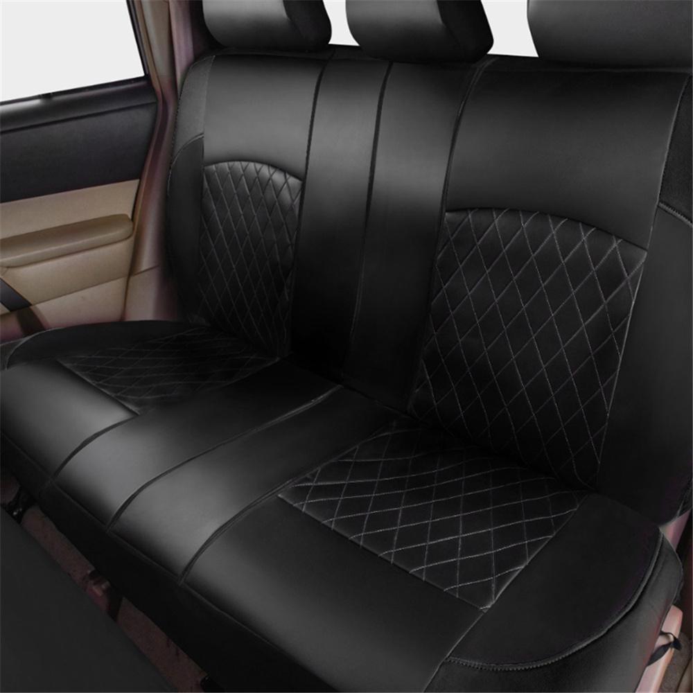 Potahy na autosedačky Plná sada Univerzální PU kůže Diamantový vzor Vodotěsné