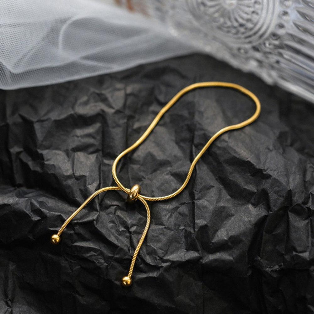 Pull-out Beads Girls Party Accessories For Women Gift Fashion Jewelry Adjustable Bracelet Anklet