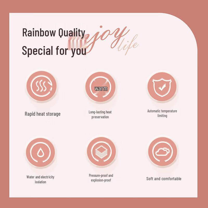 Rechargeable Electric Hot Water Bottle Hand Warmer