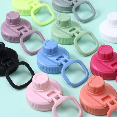 Universeller Plastikflaschenverschluss Mehrfarbiger Ersatzbecherdeckel Spritzwassergeschützt Wasserflaschenabdeckung Flaschenzubehör Becherdeckel