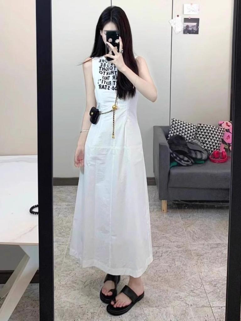 Polyester Aline Dress With Print For Summer Casual Womens Fashion