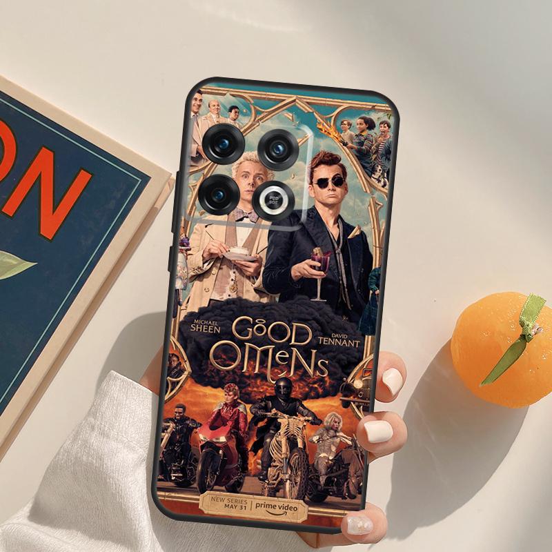 Good Omens Case For OnePlus Ace 8T 9R 9RT 10T 8 9 11 10 Pro Cover For OnePlus Nord 2 2T N10 N20 N100 CE