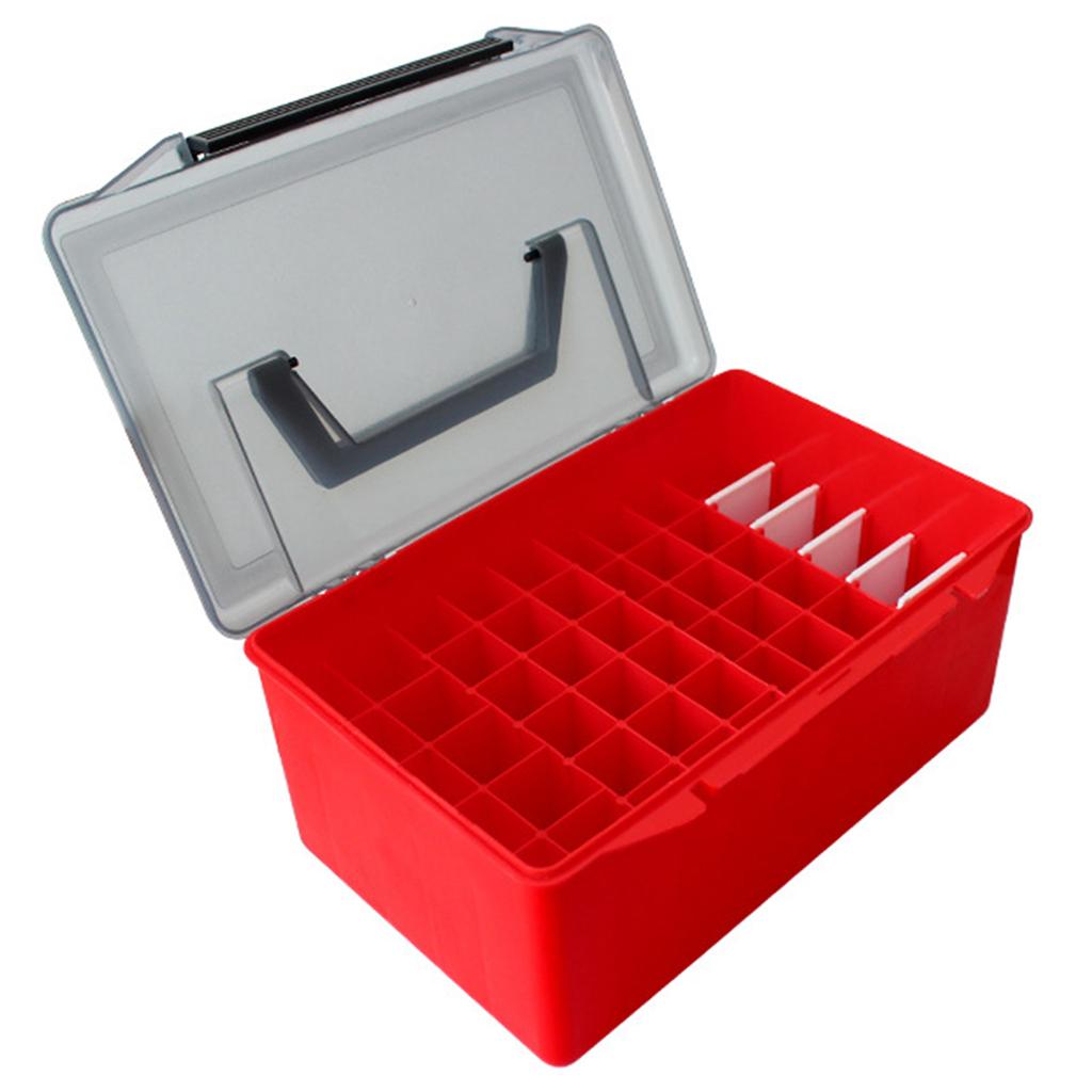 Bärbar Fiskelåda 52 Fack Fisketillbehörslåda Förvaringsorganisatörer Bläckfiskjigg Hårda Beten Verktygsväska Fiske Fodrad Låda