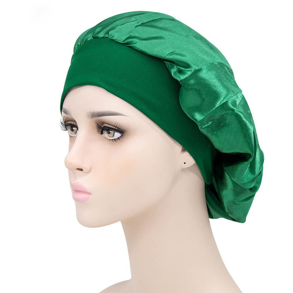 Head Cover Hair Care Nightcap Lady Women Bath Sleeping Hat Shower Caps Satin Bonnet Hair Cap