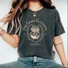 Women's Pure Cotton Washed Aged T-shirt Men's and Women's Same Style Print