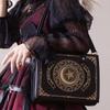 Y2K Coreano Gótico Quadrado Preto Bolsa de Ombro Harajuku Vintage Estética Bolsas Bolsas Mensageiro Tote Bolsas Mulheres