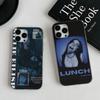 Pop E-Eilish Star B-billie Corrugated Stripe Phone Case For IPhone 17 16 15 14 13 12 11 Pro Max Plus Pro Shockproof Cover