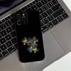Puzzle Art Support Autism Phone Case For iPhone 17,16,15,14,13,12,11 Plus,Pro Max,XS,Soft Silicone Black Cover