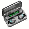 Auricolari wireless F9 TWS con custodia di ricarica, auricolari, stereo 9D, auricolari sportivi touch con microfono