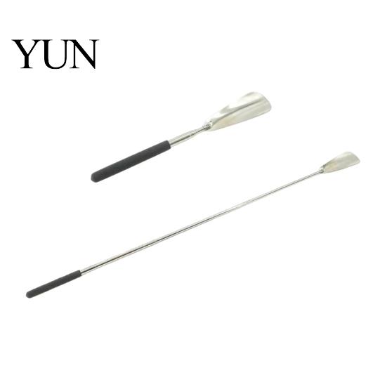 Non Slip Shoe Helper Boot Jack with Long Handle, Easy Removal Portable Shoehorn, Non-slip Grip Durable Metal Lifter Sturdy Iron Construction