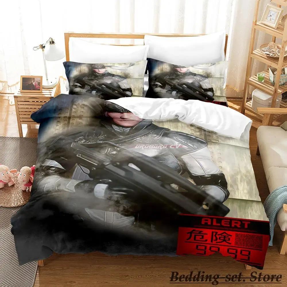 Gioco Metal Gear Solid Solid Snake Set Biancheria da Letto Singolo Piazza e Mezza Matrimoniale Queen King Size Set Letto Adulto Bambino Camera da Letto Set Copripiumino Anime