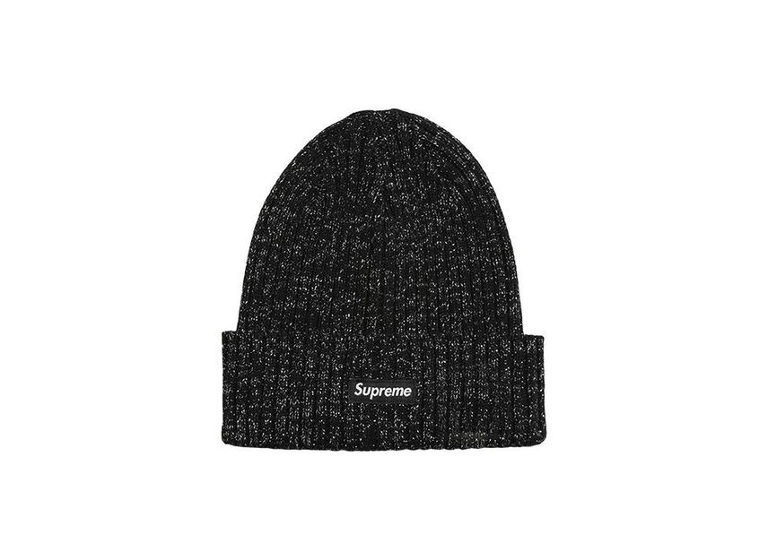 Supreme Overdyed Beanie Metallic Black (25SS) One-Size
