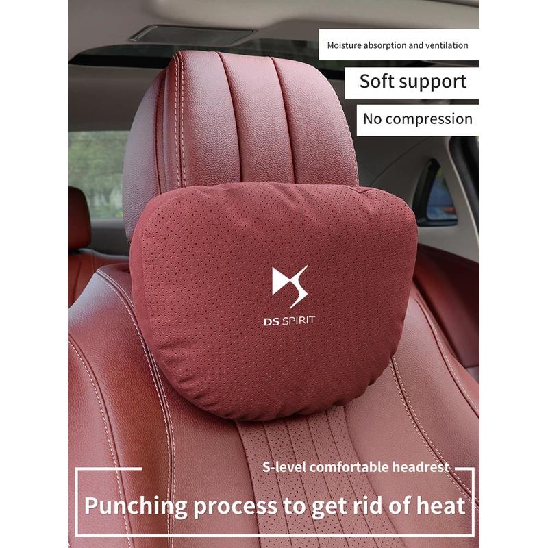 For DS DS3 DS4 DS5 DS5LS DS6 DS7 DS9 DS4S Car Headrest Neck Support Seat Lumbar Cushion Breathable Soft Neck Pillow Accessories