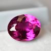 Natural Flawless Pink Ruby Certified 10.6 Ct Oval Cut Loose Gemstone For Gift