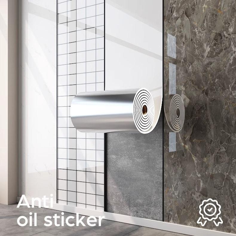 Self-Adhesive Marble Look Wallpaper – 2.0mm Thick Tile Sticker Waterproof & Moisture-Proof Bathroom, Kitchen, Living Room Renovation Decor