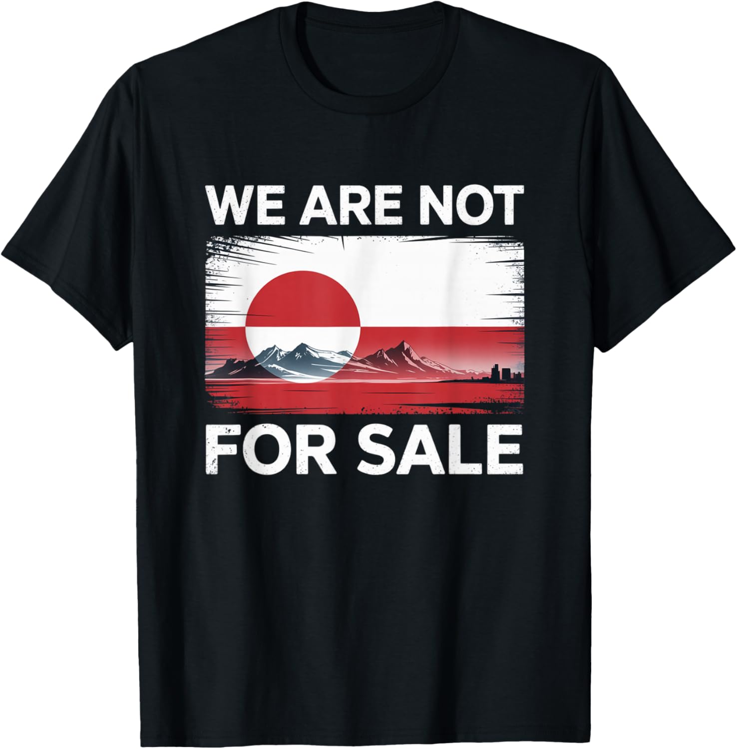 Greenland is Not for Sale Greenland and USA Funny Greenland T-Shirt S