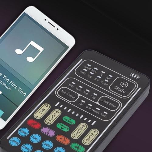 Dpofirs Portable Voice Changer with 8 Modes and 80 Levels of Adjustment | 3.5mm Real-Time Sound Modulator for iOS, Android, Smartphones, and Tablet PC