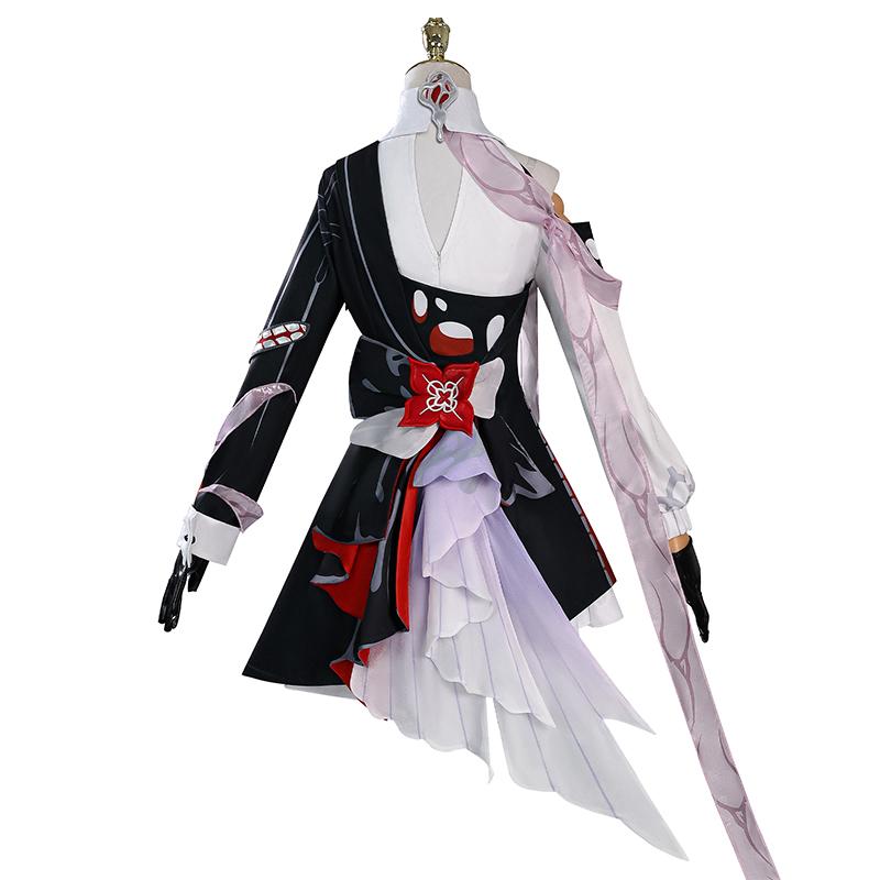 Game Honkai Star Rail Evernight March 7th Cosplay Costume Mysterious Foreign Guest Women Dress Halloween Party Suit