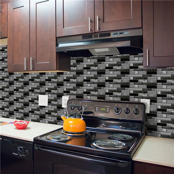 15cmX30cmX6PCS Waterproof Oilproof Wall Sticker Brick Tile Stickers
