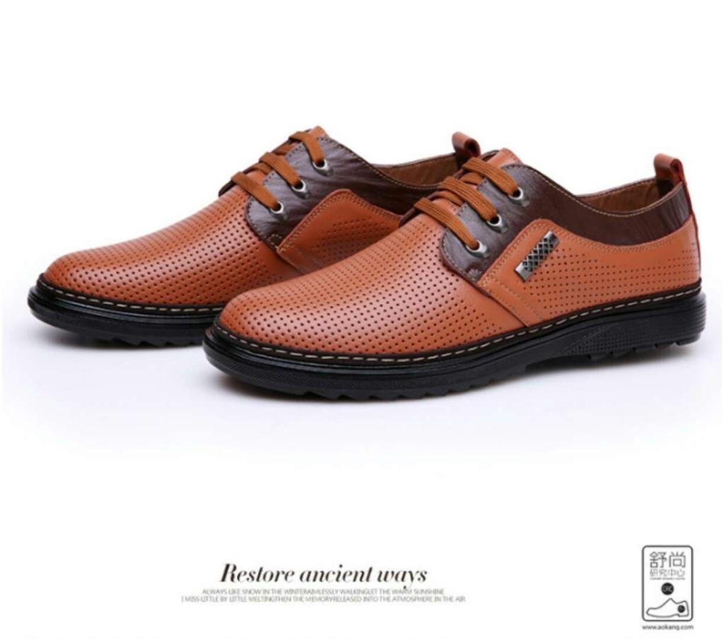 Fashion Genuine Leather Men casual shoes Summer 2025 Breathable Soft Driving Men's Handmade chaussure homme Net Surface Loafers
