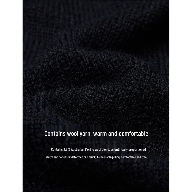 INMAN 2025 Winter Women's V-Neck Wool Blend Embroidered Floral Knit Cardigan