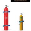Cylinder Mounted Bracket Gas Cylinder Bracket Durable Abs Gas Cylinder Holder For Motorhome Rv ,blu
