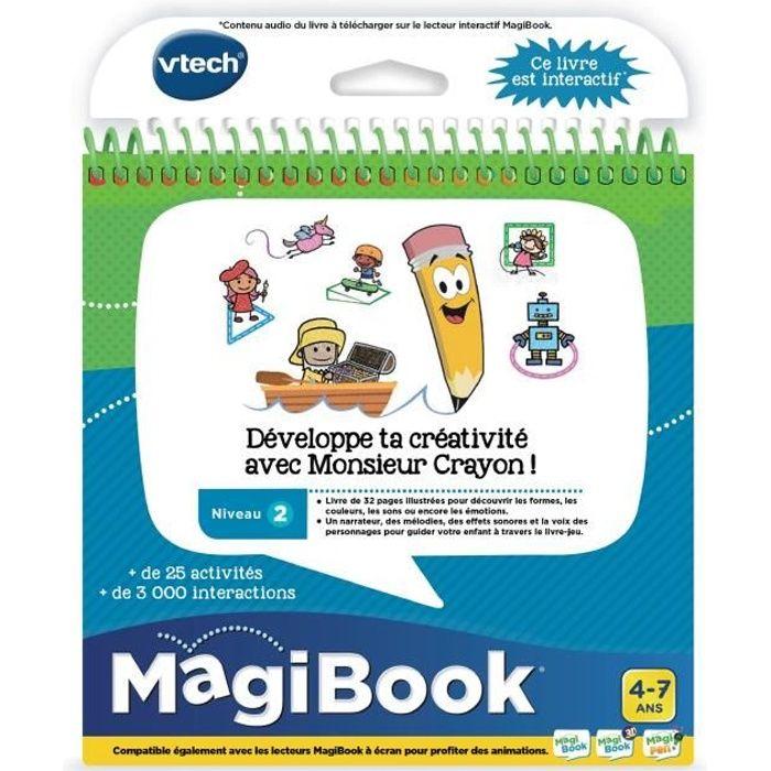 VTECH - Magibook - Développe ta Créativité avec M. Crayon