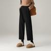 Double Pleated Commuting Minimalist Harem Pants for Women In Winter 2025, Fashionable, Loose and Versatile, Thick and Warm Casual Pants