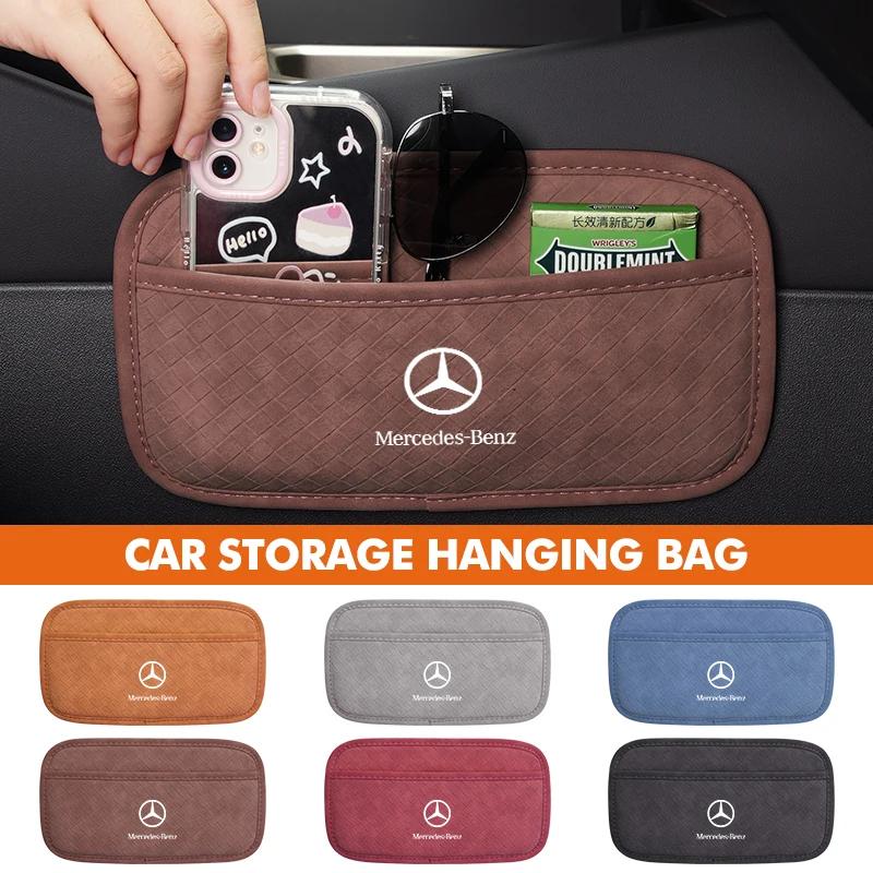 XDFMN1 Hot 2026 New For Benz Car Door Seat Back Self Pasting Multi-Functional Storage Bag For Mercedes Benz C180 C300 W124 W176 W177 C2