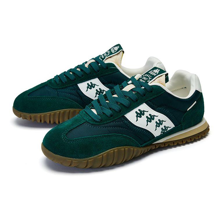 Kappa Retro Minimalist Comfortable Low-Top Running Shoes Unisex sneaker Green K0EW5MM22-3066