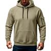 Men's Casual Sports Hoodie Drop Shoulder Long Sleeve Neck Hooded Pullover Sweatshirt