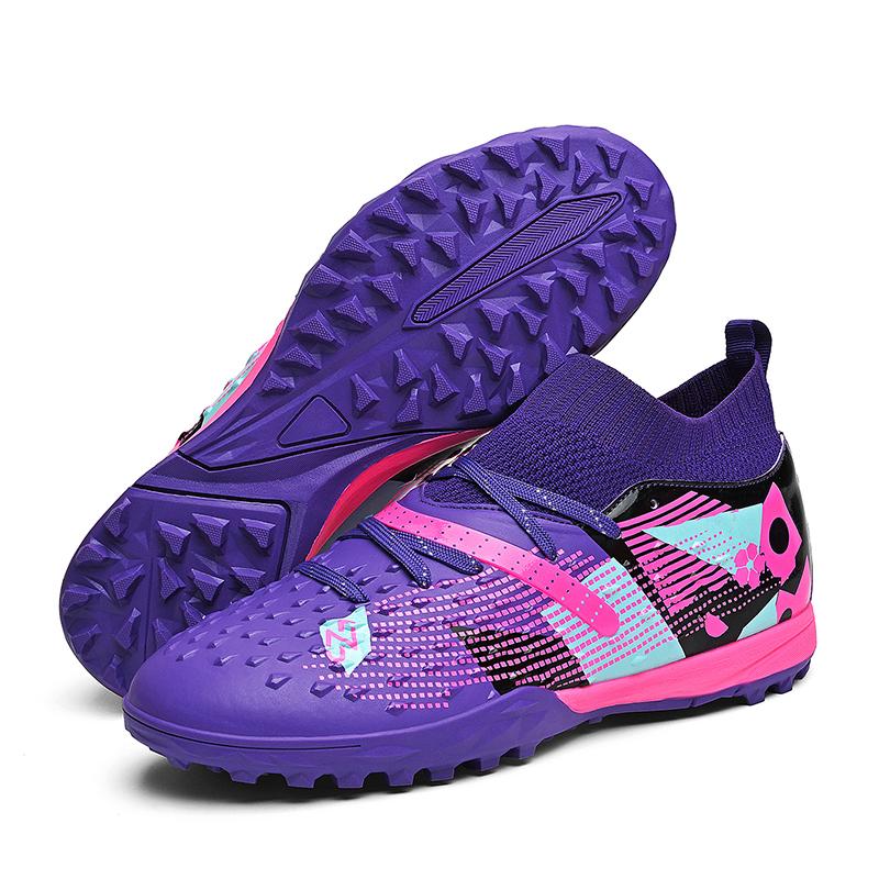 

New Men Soccer Shoes High-quality Outdoor High Ankle Ultralight Indoor Football Boots Non-Slip Sports Shoes Futsal Non-Slip 46