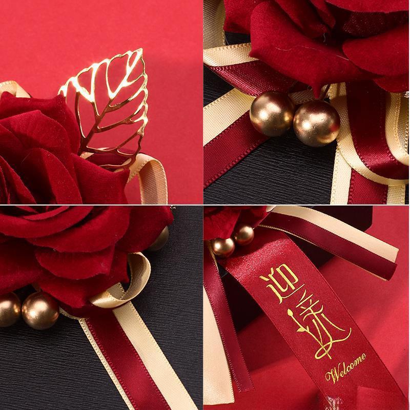 Wedding Corsage Set: Bride, Groom, Parents, Groomsman & Bridesmaid - Everlasting Blooms
