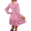 Women's  Short Sleeve Beach Dress Casual Dress