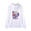 Modisches Kapuzentop Damen Herren The Amazing Digital Circus Print Reißverschlussjacke Hip-Hop Streetwear Sport Paar Lässig Lockerer Hoodie