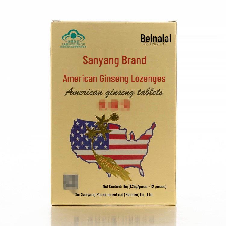 Sanyang American Ginseng Lozenges 1.25g (12 Tablets)