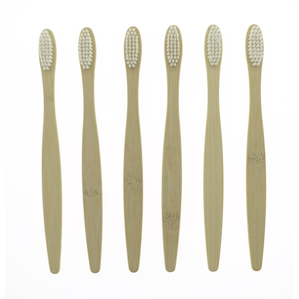 Eco-friendly Natural Soft Bristle Charcoal  Toothbrush Biodegradable Disposable Home Use Teeth Whitening Hotel Travel Use