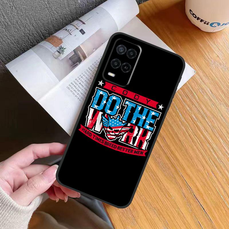 Cody Rhodes Case For Oppo A18 A38 A74 A94 A54 A58 A78 A98 A80 A60 A40 A96 A76 A16 A15 A17 A57 A5 A6 Pro