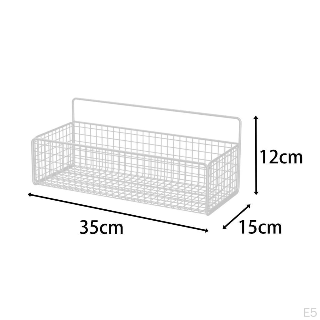 Hanging Kitchen Baskets over Cabinet Door Organizer Basket Storage Bathroom Wall