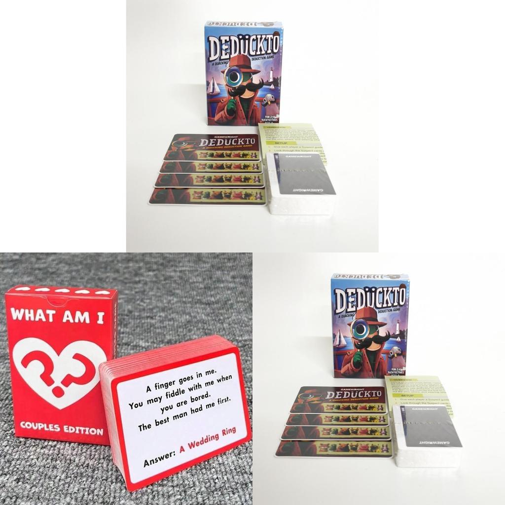 Deduckto Kartenspiel für Familie und Party mit interaktivem Spiel